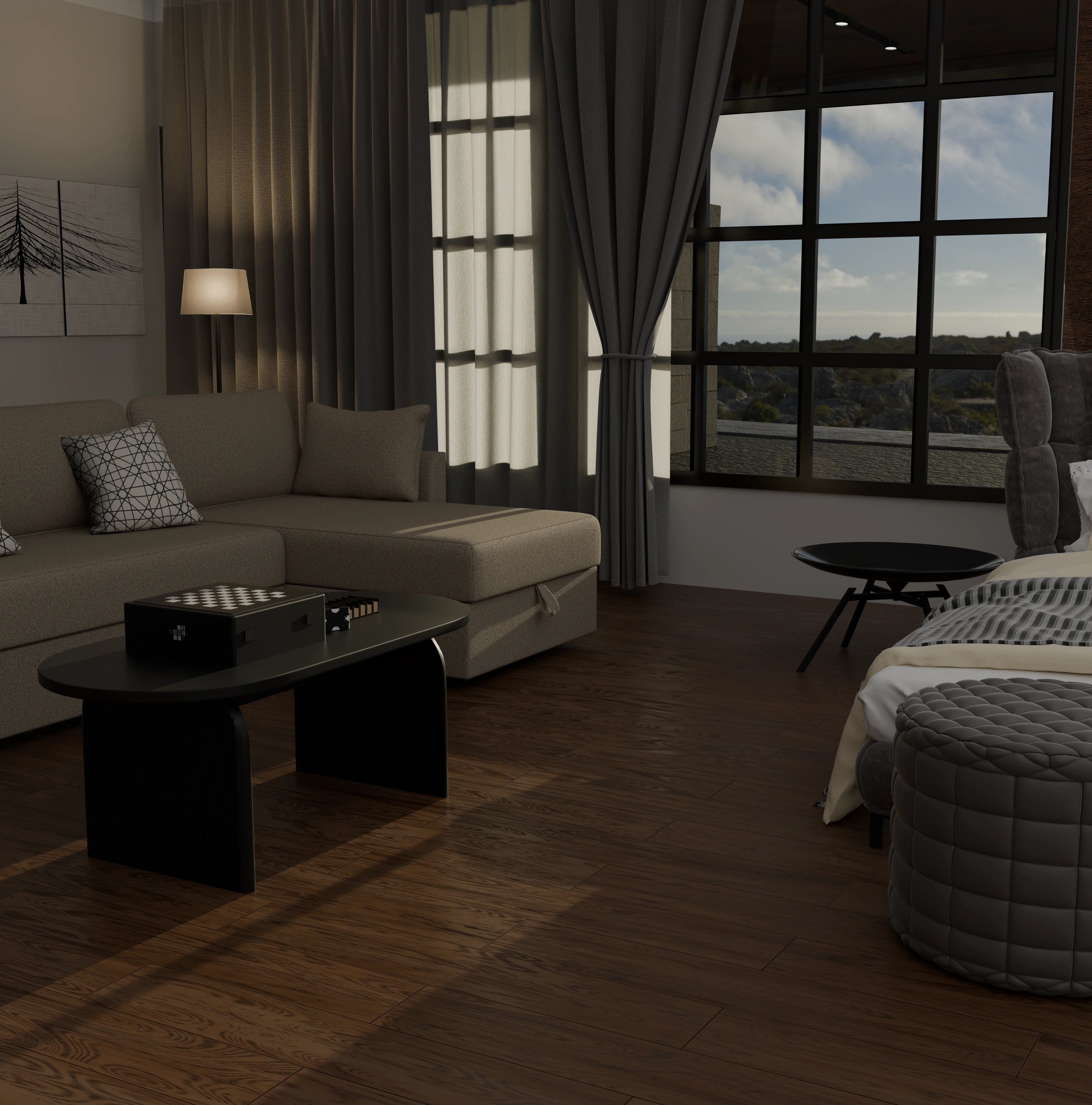 Game set in an Airbnb setting